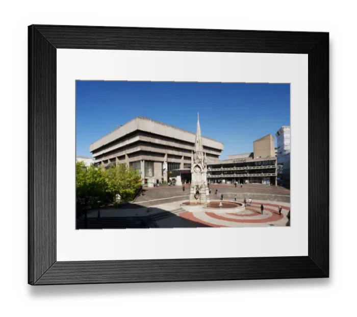 Framed Print : Birmingham Central Library DP137657 Framed Print : Birmingham Central Library DP137657