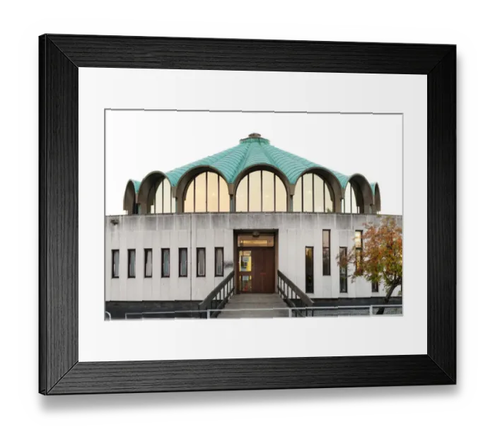 Framed Print : Fullwell Cross Library DP138841 Framed Print : Fullwell Cross Library DP138841