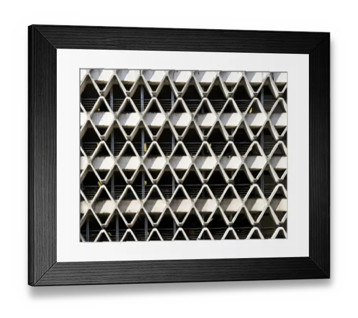 Framed Print : Princes Street Car Park DP139230 Framed Print : Princes Street Car Park DP139230