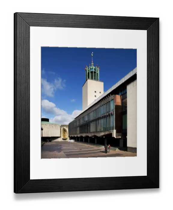 Framed Print : Newcastle Civic Centre DP058352 Framed Print : Newcastle Civic Centre DP058352