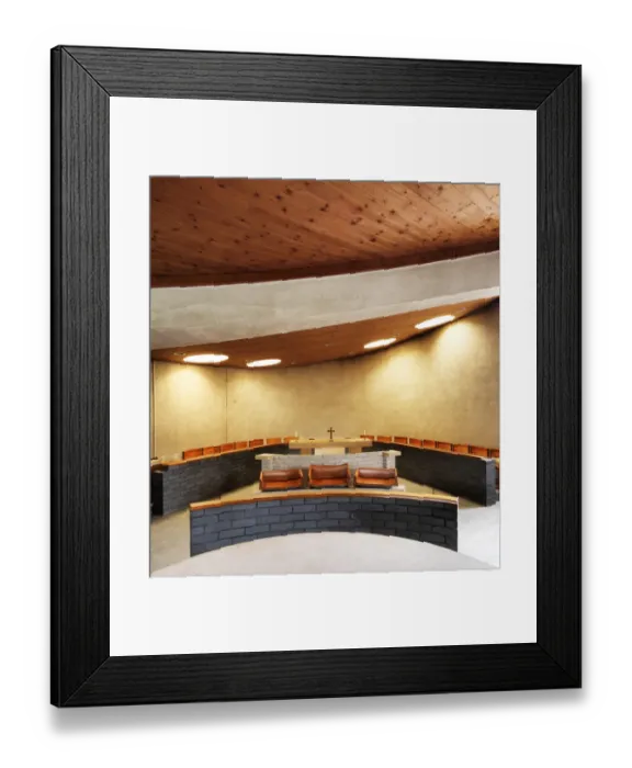 Framed Print : Church of The Holy Family DP158539 Framed Print : Church of The Holy Family DP158539