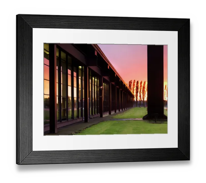 Framed Print : Cummins Engine Factory DP100836