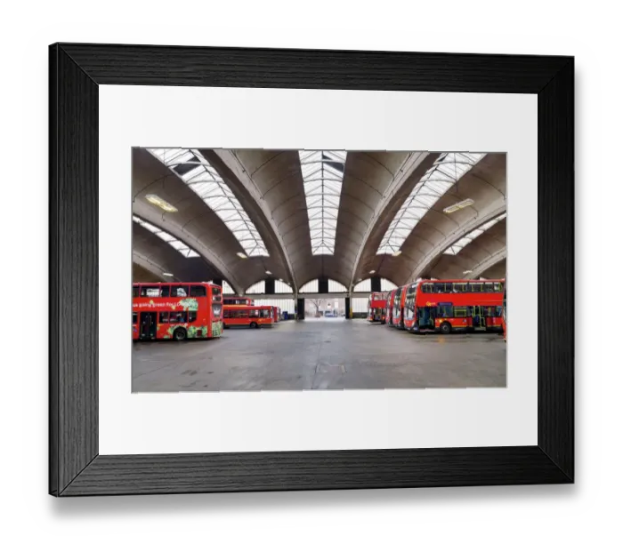 Framed Print : architecture, brutalist style, concrete, Listed Grade II*, Post War