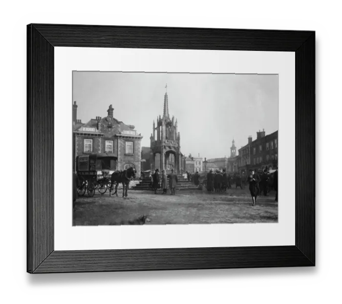 Framed Print : Leighton Buzzard Market Cross BB86_01958
