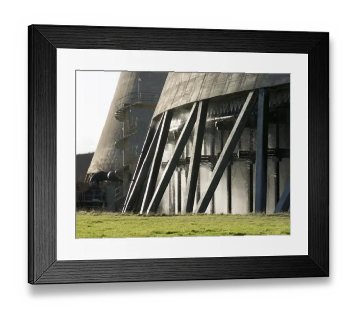 Framed Print : Cooling tower base DP157377 Framed Print : Cooling tower base DP157377
