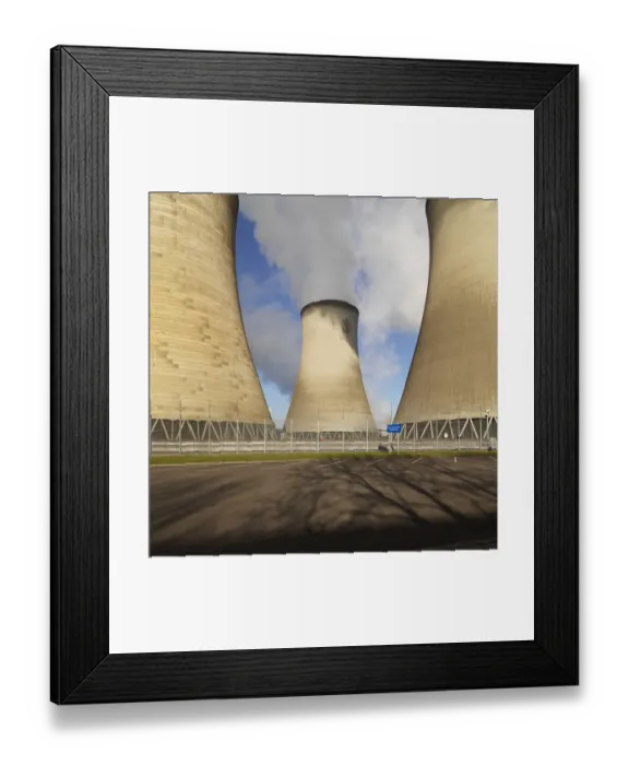Framed Print : Cooling towers DP159232