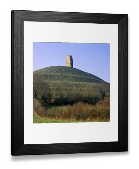 Framed Print : St Michaels Tower, Glastonbury Tor K020564