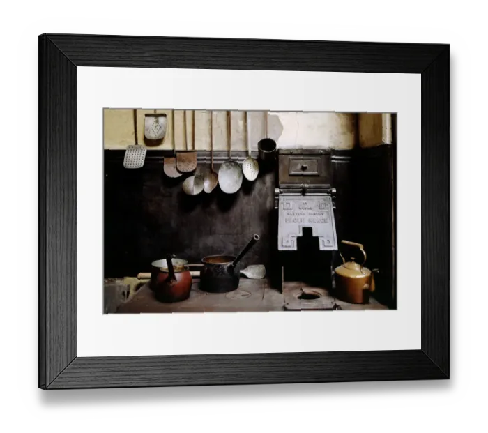Framed Print : Kitchen utensils, Brodsworth Hall K950478