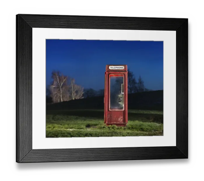 Framed Print : Phone Box DP180608 Framed Print : Phone Box DP180608