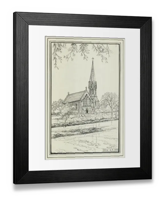 Framed Print : St Roberts Church, Morpeth ME001116