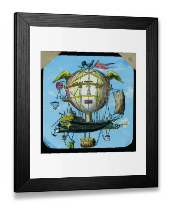 Framed Print : Amazing flying machines CVS01_01_012 Framed Print : Amazing flying machines CVS01_01_012