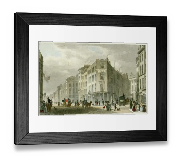 Framed Print : Piccadilly in 1830 5D_PIC_1830