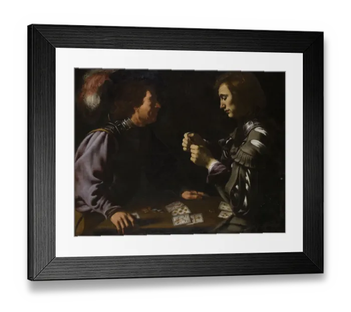 Framed Print : Grammatica - The Gamblers N150069