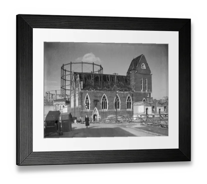 Framed Print : Limehouse church a44_01405