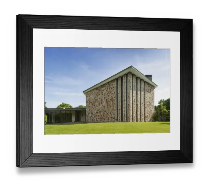 Framed Print : Taunton Crematorium Chapel DP162016