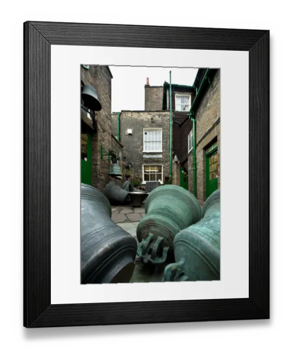 Framed Print : Bell foundry DP130590