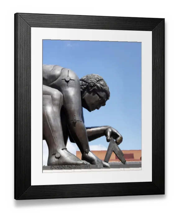 Framed Print : Paolozzi - Newton After Blake DP166954 Framed Print : Paolozzi - Newton After Blake DP166954