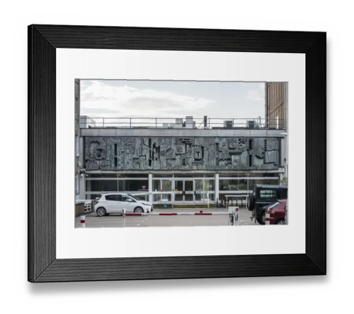 Framed Print : Mitchell - Relief Mural DP172760