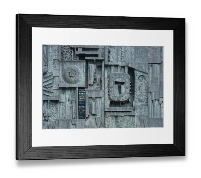 Framed Print : Mitchell - Relief Mural DP172765 Framed Print : Mitchell - Relief Mural DP172765