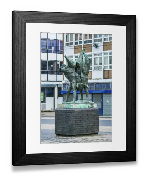 Framed Print : Brown - Meat Porters DP178265
