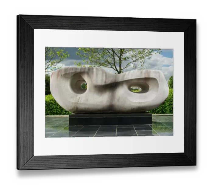 Framed Print : Hepworth - Curved Reclining Form DP169058