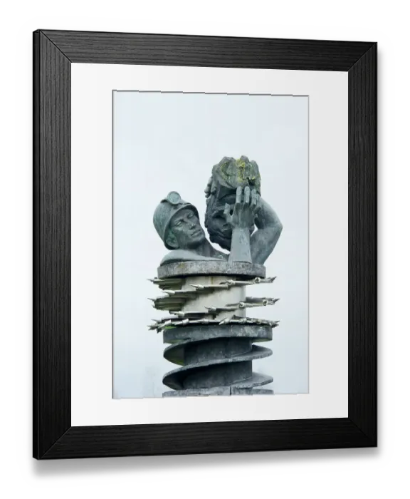 Framed Print : Fleischmann - Mining Memorial DP169357 Framed Print : Fleischmann - Mining Memorial DP169357