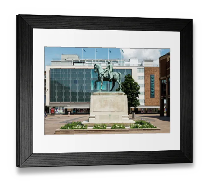 Framed Print : Lady Godiva statue DP164602