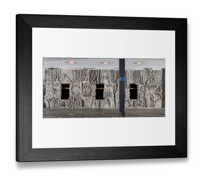 Framed Print : Mitchell - Relief mural DP164662