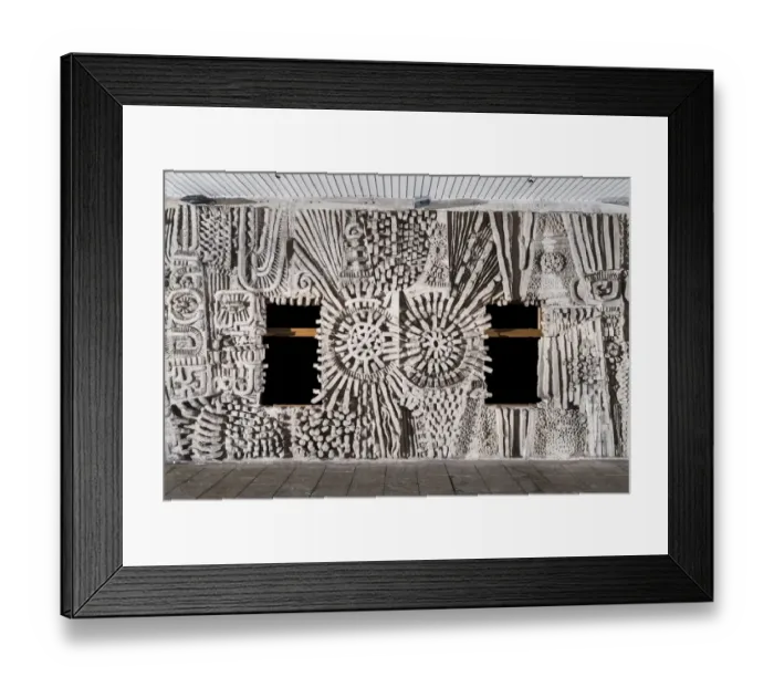 Framed Print : Mitchell - Relief mural DP164663