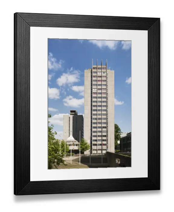 Framed Print : Halls of residence DP164687
