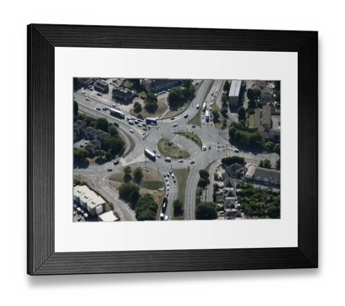 Framed Print : Headington Roundabout 27840_014
