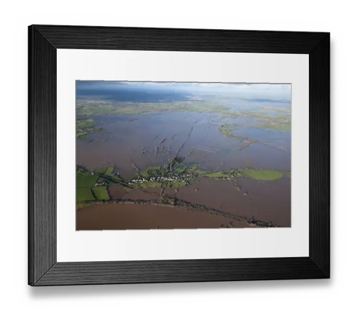 Framed Print : East Lyng flooding 27897_018