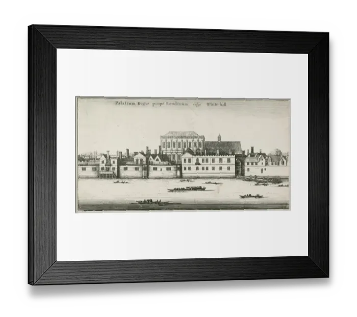 Framed Print : Whitehall Palace, 1650 6C_WHI_1650
