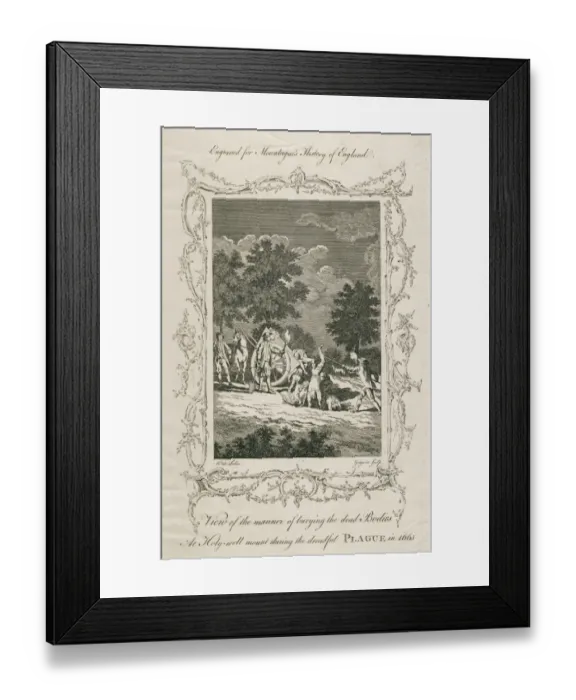 Framed Print : Burying plague victims 65J_HOL_1665_B