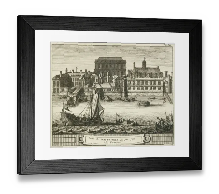 Framed Print : Whitehall Palace, 1707 6C_WHI_1707
