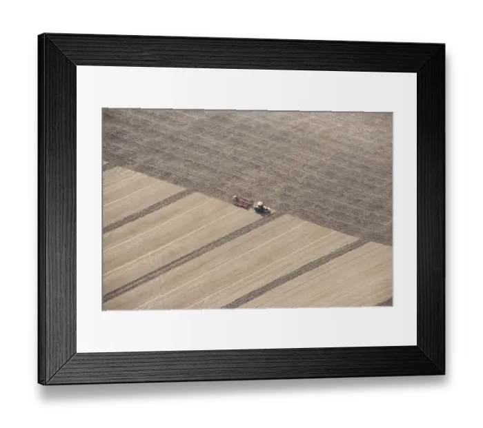 Framed Print : Stubble cultivation 28332_026