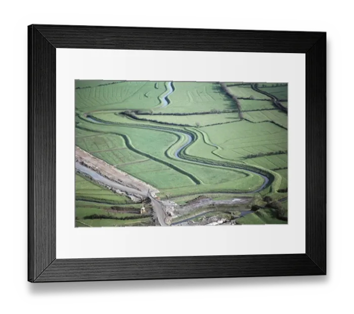 Framed Print : River defences JEH_22047_27