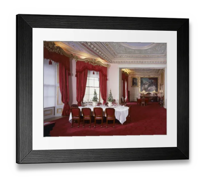 Framed Print : Osborne House, Dining Room K020105 Framed Print : Osborne House, Dining Room K020105