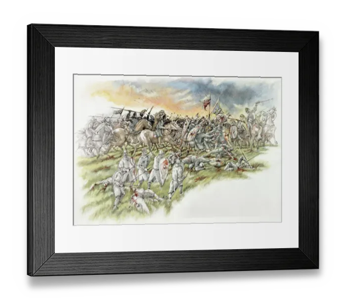 Framed Print : Battle of Hastings J000011