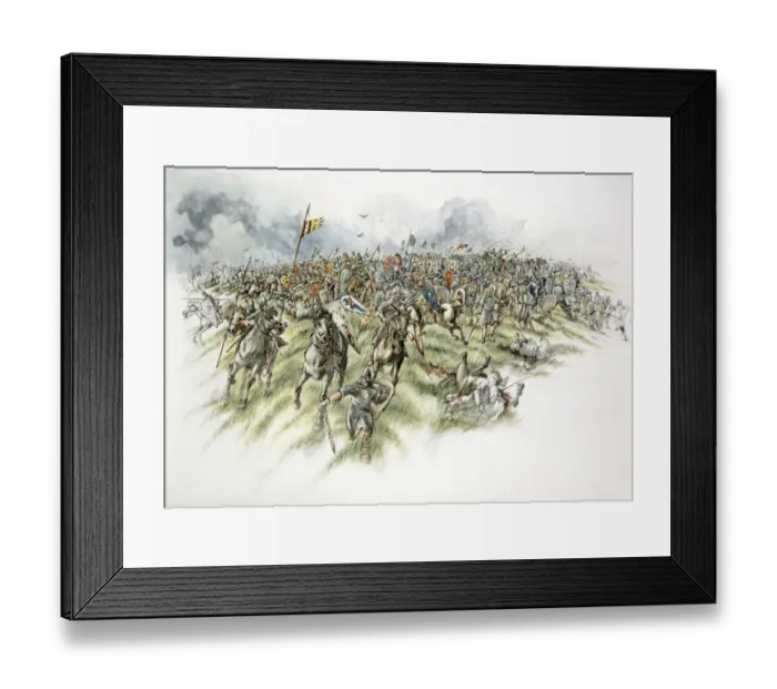 Framed Print : Battle of Hastings J000012