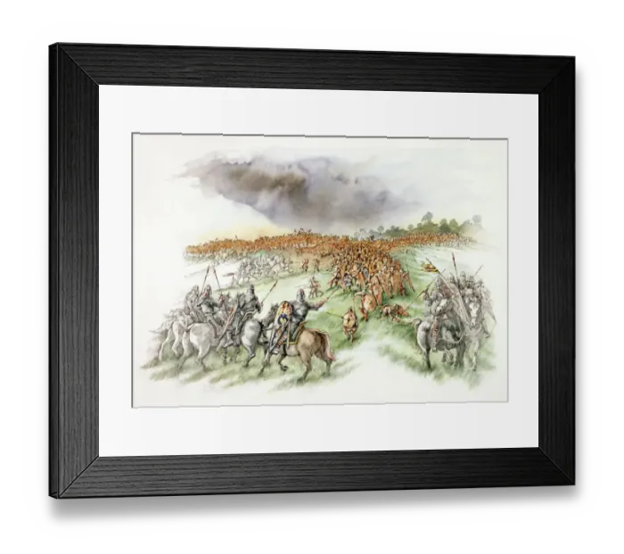 Framed Print : Battle of Hastings J000013