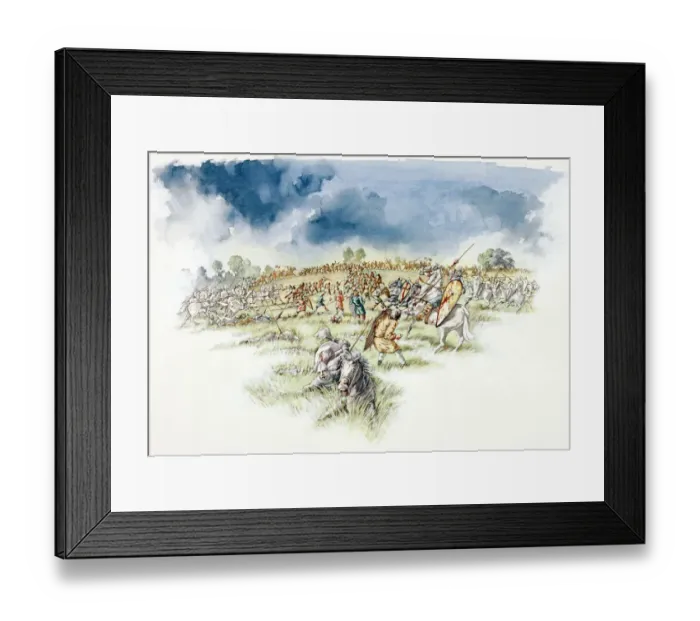 Framed Print : Battle of Hastings J000014