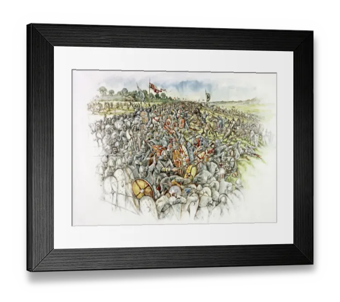 Framed Print : Battle of Hastings J000015