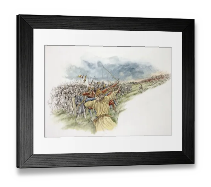 Framed Print : Battle of Hastings J000017