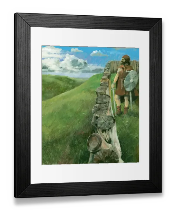 Framed Print : Iron Age man IC063_001 Framed Print : Iron Age man IC063_001