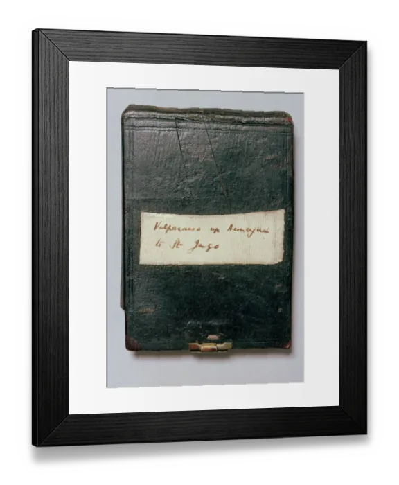 Framed Print : Charles Darwins notebook N020035
