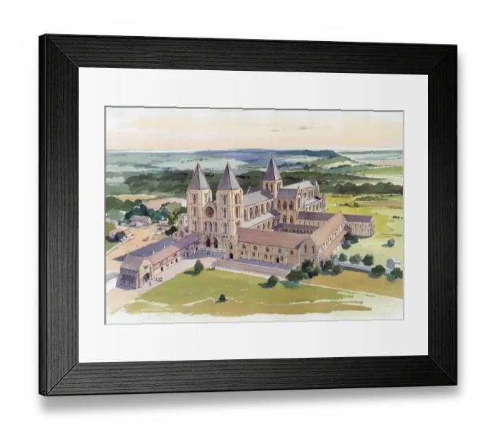 Framed Print : Gisborough Priory IC043_001