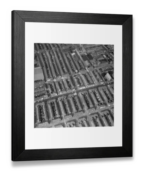 Framed Print : Terraced housing EAW216237