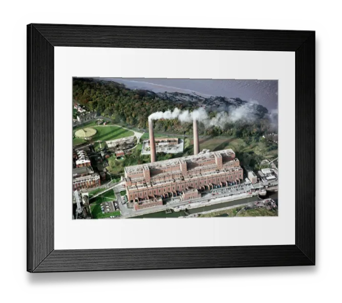 Framed Print : Portishead Power Station JEH_22046_45