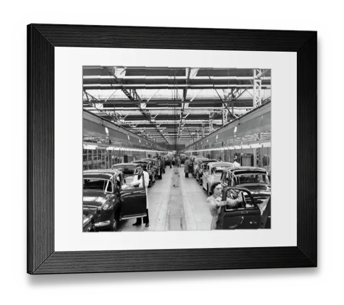 Framed Print : Rover Car Factory, Solihull JLP01_01_045_33
